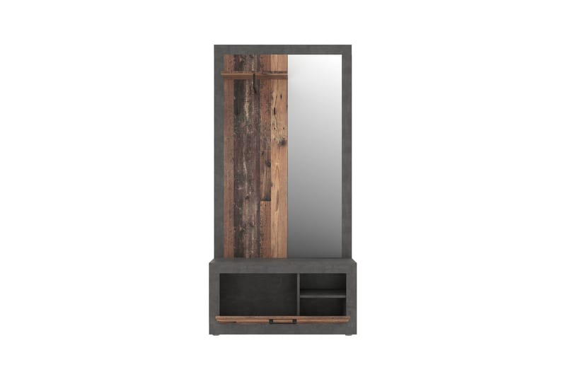 Dolnis Gangmøbelsett 34x94 cm - Brun/Grå - Møbler - Gangmøbler - Møbelsett til gang & entre