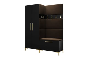 Dunvegan Gangmøbelsett 158x44 cm - Svart - Møbler - Gangmøbler - Møbelsett til gang & entre