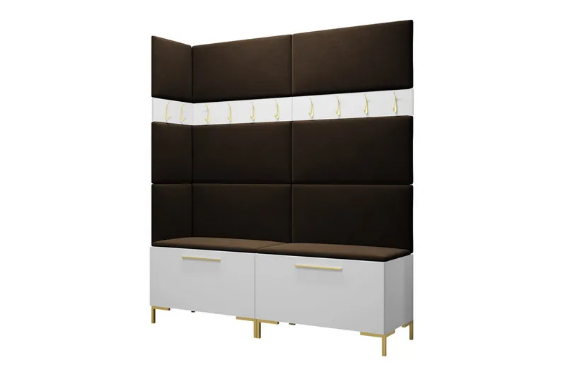 Dunvegan Gangmøbelsett 168x46 cm, Hvid