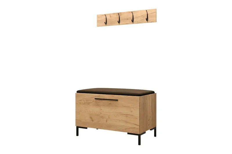 Dunvegan Gangmøbelsett 84x44 cm, Mørkebrun