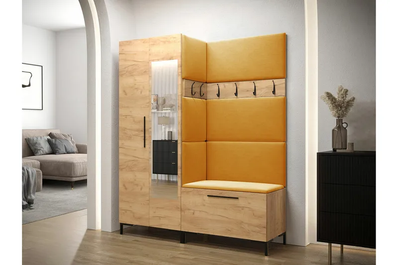 Dunvegan Hallmöbelset 158x46 cm Brown - Møbler - Gangmøbler - Møbelsett til gang & entre