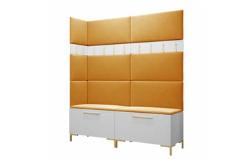 Dunvegan Hallmöbelset 168x46 cm White - Møbler - Gangmøbler - Møbelsett til gang & entre