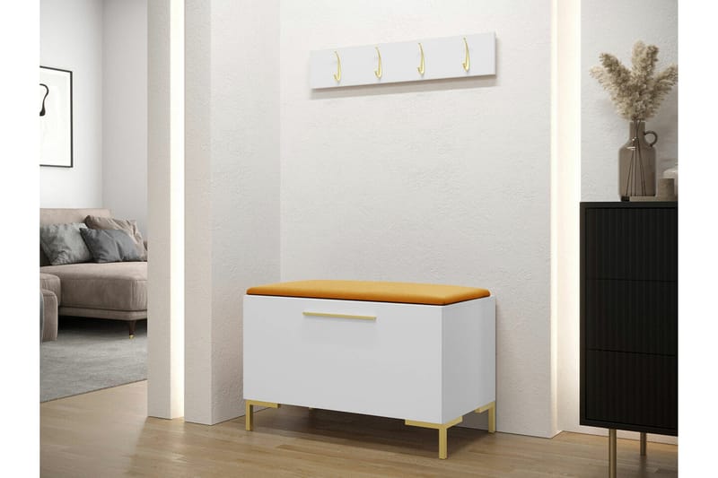 Dunvegan Hallmöbelset 84x44 cm White - Møbler - Gangmøbler - Møbelsett til gang & entre