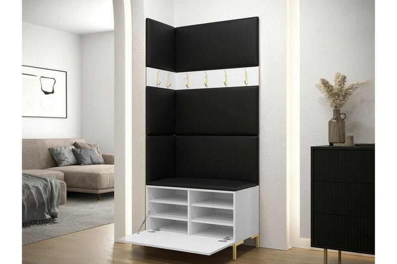 Dunvegan Hallmöbelset 84x46 cm Black - Møbler - Gangmøbler - Møbelsett til gang & entre