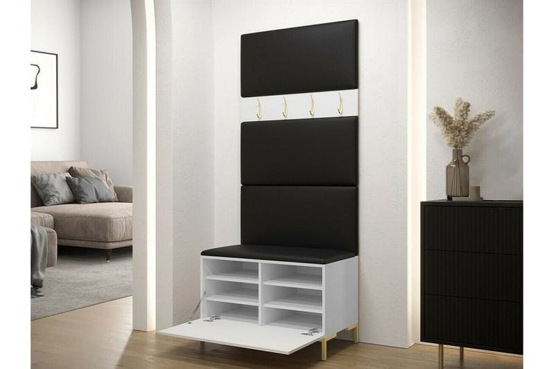 Dunvegan Hallmöbelset 84x46 cm Black - Møbler - Gangmøbler - Møbelsett til gang & entre