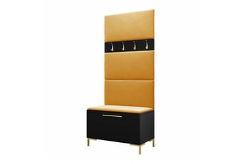 Dunvegan Hallmöbelset 84x46 cm Black - Møbler - Gangmøbler - Møbelsett til gang & entre