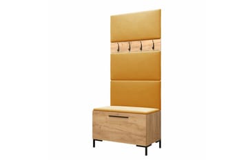 Dunvegan Hallmöbelset 84x46 cm Brown - Møbler - Gangmøbler - Møbelsett til gang & entre