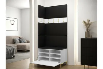 Dunvegan Hallmöbelset 84x46 cm White - Møbler - Gangmøbler - Møbelsett til gang & entre