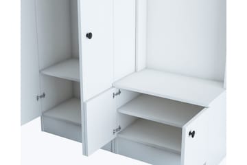 Erickslund Hallmøbelsett - Hvit - Møbler - Gangmøbler - Møbelsett til gang & entre