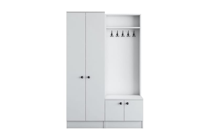 Erickslund Hallmøbelsett - Hvit - Møbler - Gangmøbler - Møbelsett til gang & entre