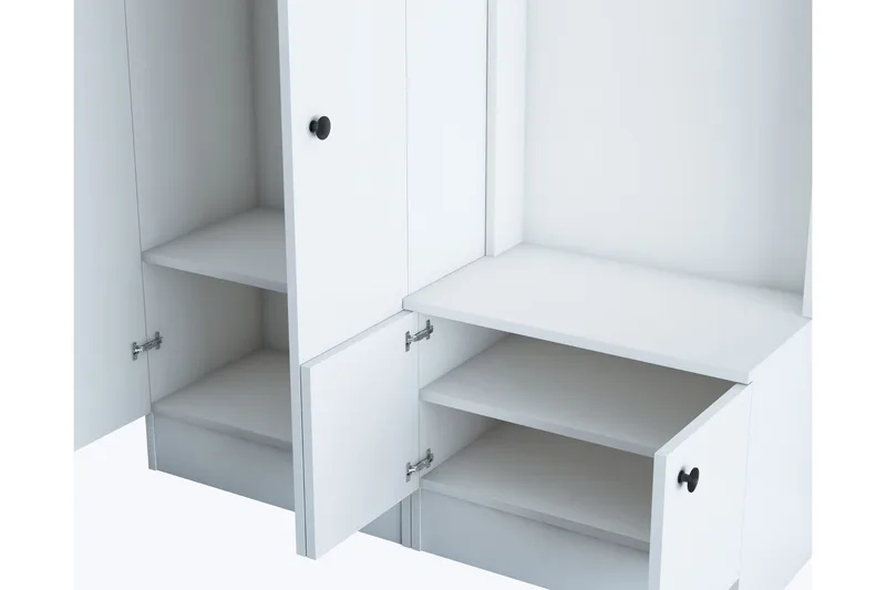 Erickslund Hallmøbelsett - Hvit - Møbler - Gangmøbler - Møbelsett til gang & entre