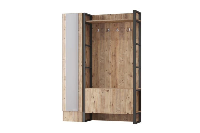 Hardyng Hallmöbelset 34x90 cm Venstre - Natur - Møbler - Gangmøbler - Møbelsett til gang & entre