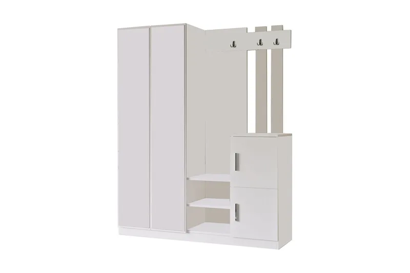 Hialeh Gangmøbelsett 38x147 cm, Hvit