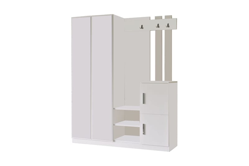 Hialeh Gangmøbelsett 38x147 cm, Hvit