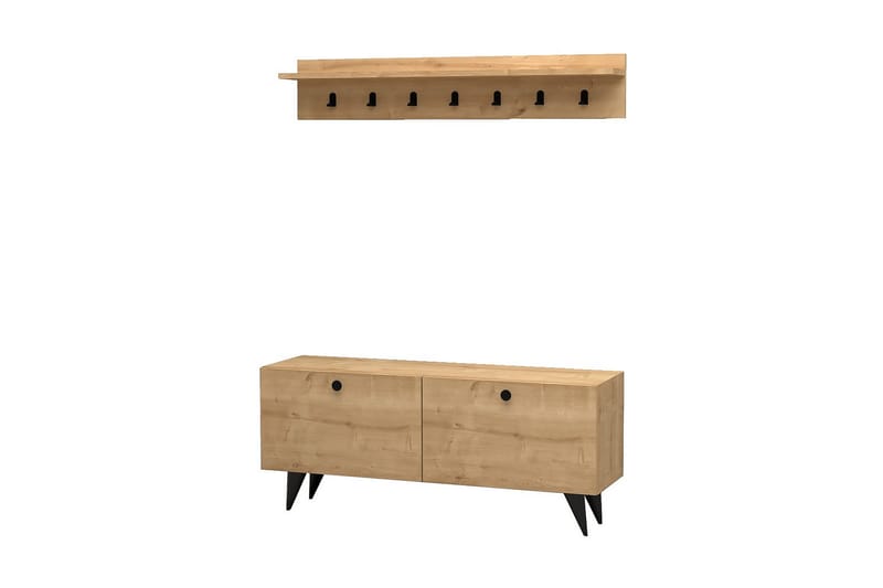 Melcolm Gangmøbelsett 35x113 cm - Natur - Møbler - Gangmøbler - Møbelsett til gang & entre
