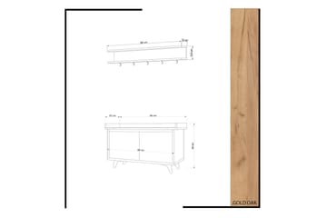 Mod Design Gangoppbevaring - Møbler - Gangmøbler - Møbelsett til gang & entre