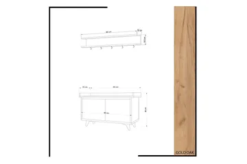 Mod Design Gangoppbevaring - Møbler - Gangmøbler - Møbelsett til gang & entre