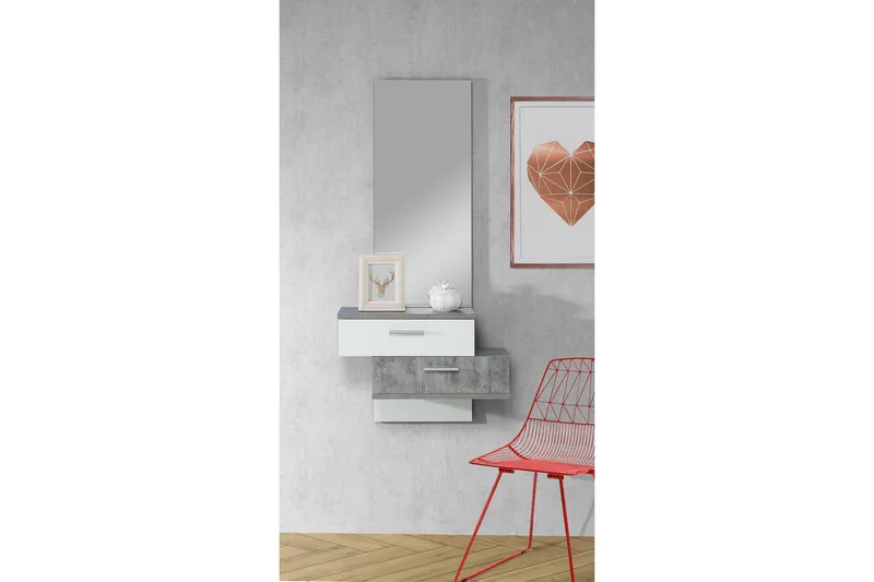 Moncerat Entremøbel 75x157 cm, Hvit