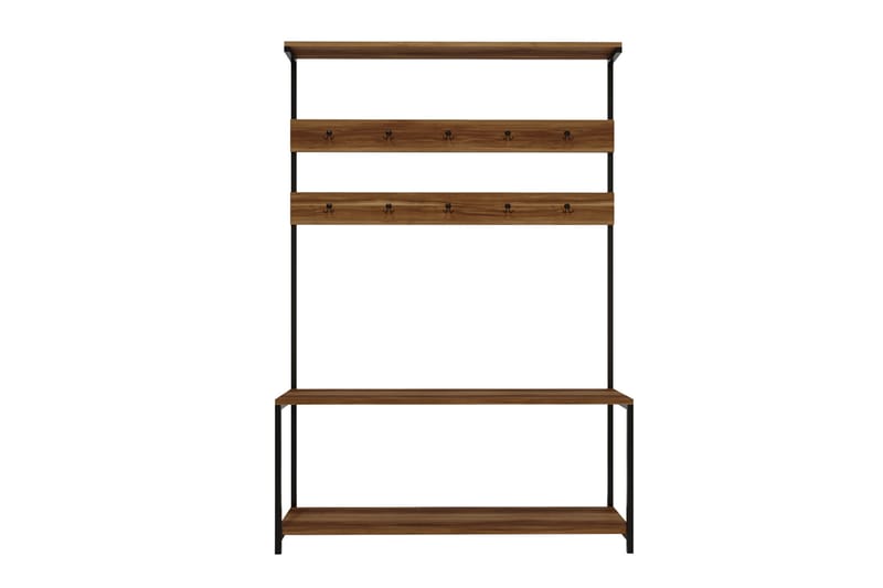 Napoca Gangmøbelsett 120 cm - Mørkebrun - Møbler - Gangmøbler - Møbelsett til gang & entre
