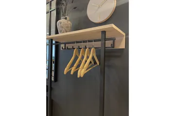 Ongayo Hallmöbelset 28x80 cm - Hvit / Svart - Møbler - Gangmøbler - Møbelsett til gang & entre