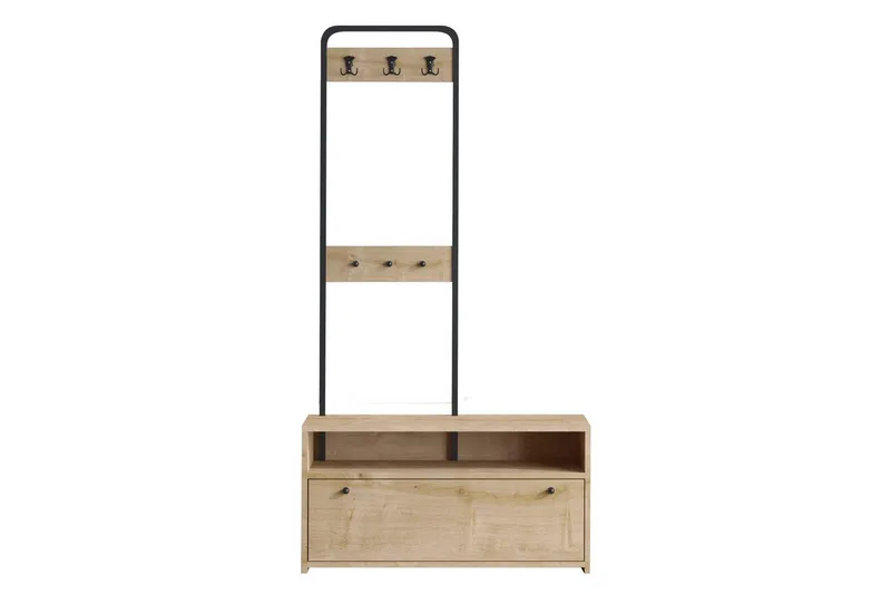 Orlis Entrémøbelsett, Valnøtt/Sort