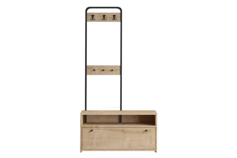 Orlis Entrémøbelsett, Valnøtt/Sort