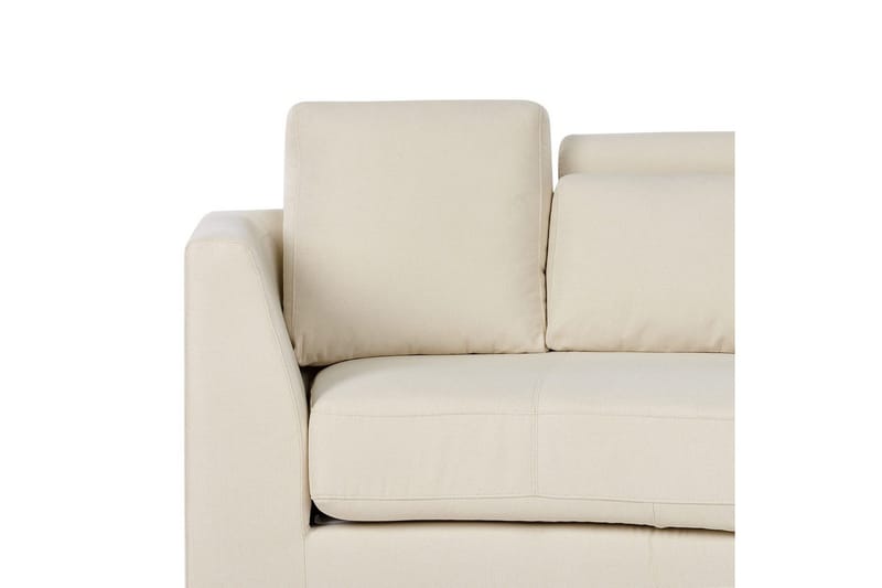 Halvrund soffa Beliani Rotunde Beige/Silver Beige||Silver - Møbler - Sofaer