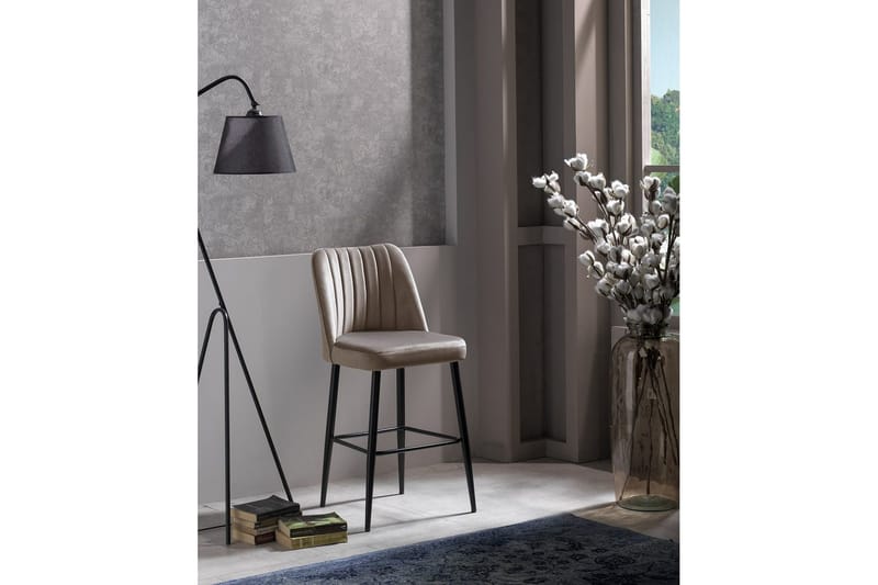 Huddy Bargruppe 49 cm - Cappuccino/Sort - Møbler - Bord