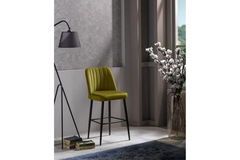 Huddy Bargruppe 49 cm - Gul/Sort - Møbler - Bord