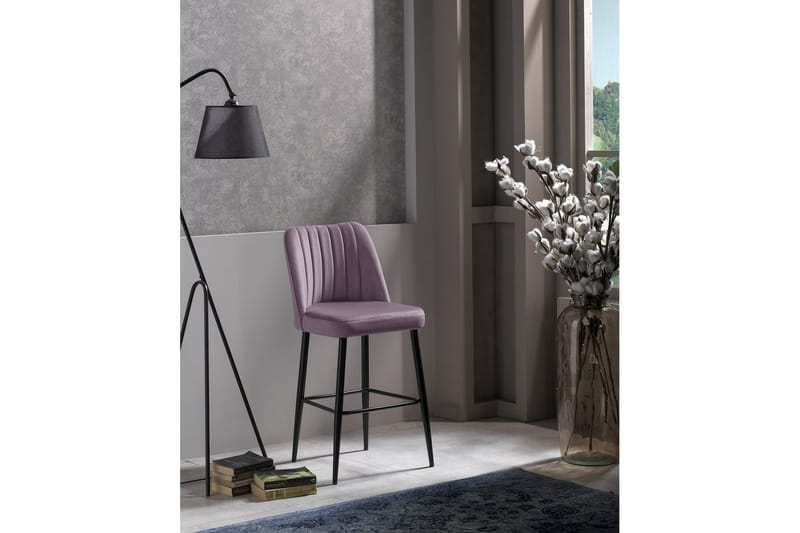 Huddy Bargruppe 49 cm - Lillac/Sort - Møbler - Bord