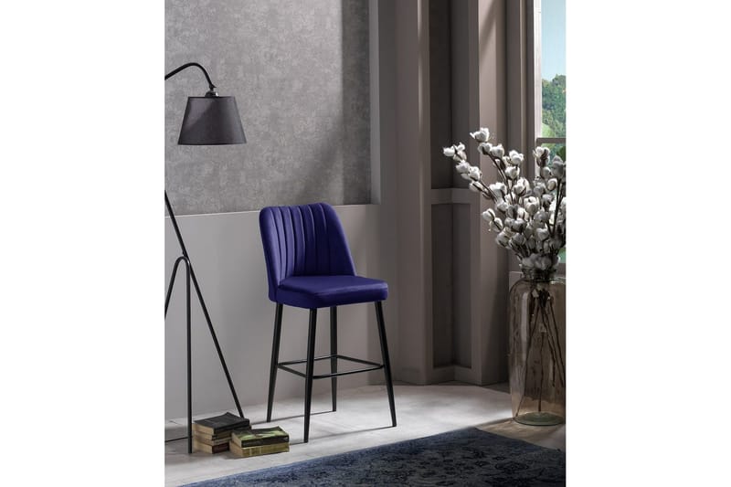 Huddy Bargruppe 49 cm - Sort/Blå - Møbler - Bord