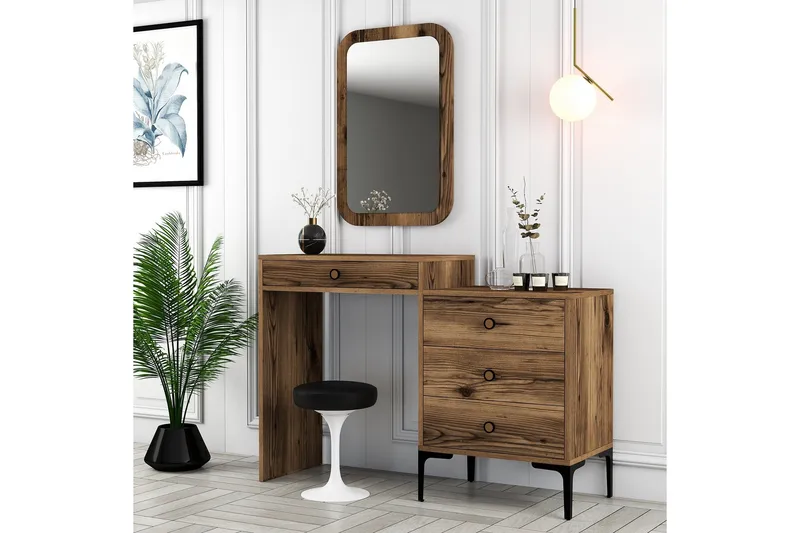 Ameias Møbelsett for Soverom Brun - Hanah Home - Møbler - Møbelsett - Møbelsett til soverom