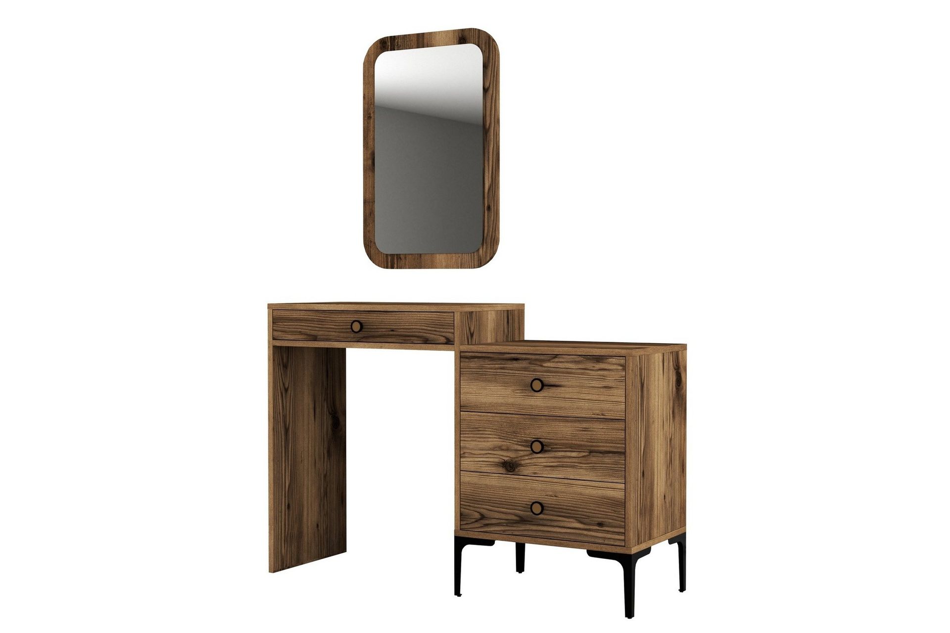 Ameias Møbelsett for Soverom Brun - Hanah Home