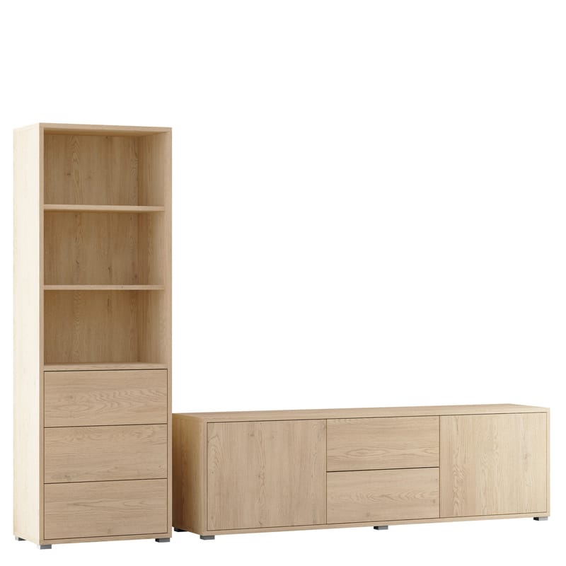 Agawal Møbelsett for stue, Brun