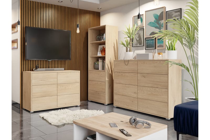 Agawal Møbelsett for Stue - Brun - Møbler - Møbelsett - Møbelsett til stue