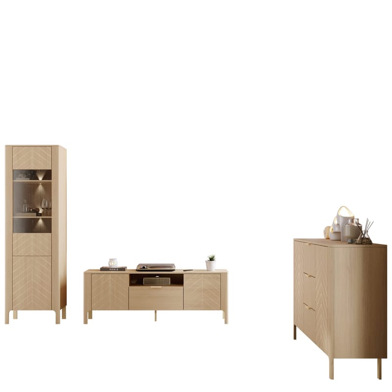 Aggarwal Møbelsett for Stue med Belysning, undefined