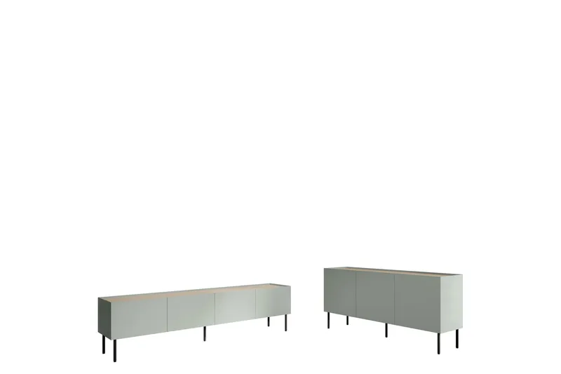 Akie Møbelsett Til Stue - Grønn - Møbler - Møbelsett - Møbelsett til stue