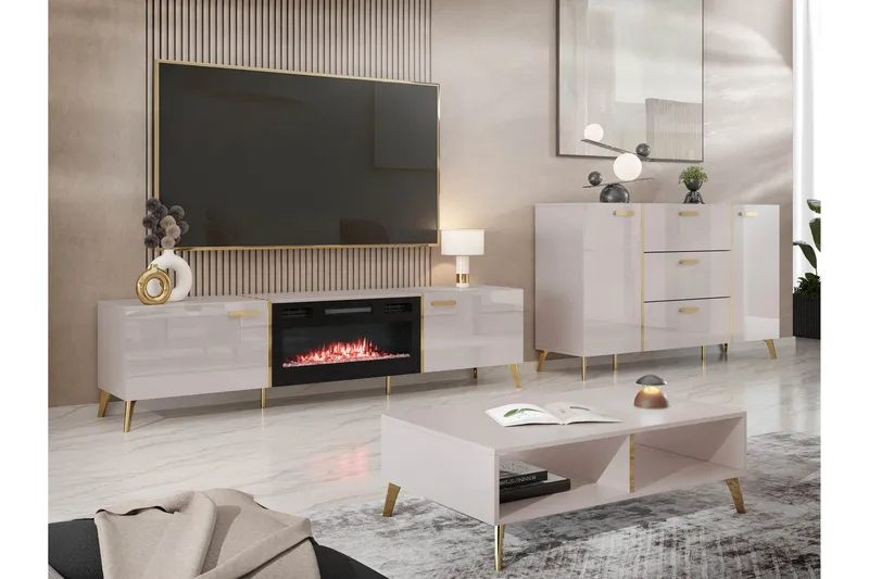 Akihiko Møbelsett Til Stue - Cashmere - Møbler - Møbelsett - Møbelsett til stue