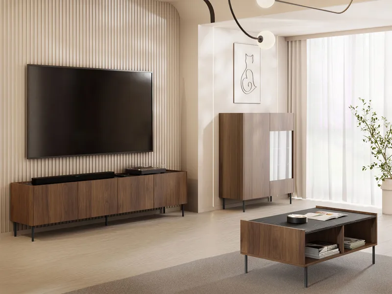 Akihito Møbelsett for stue - Brun - Møbler - Møbelsett - Møbelsett til stue