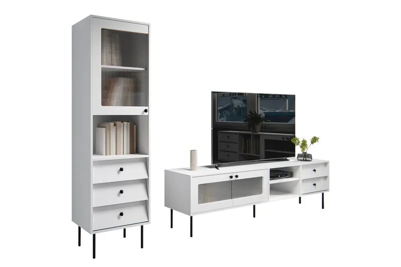 Akilesh Møbelsett Til Stue, Hvit