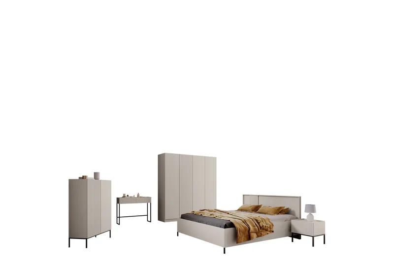 Amelus Møbelsett til Soverom - Cashmere - Møbler - Møbelsett - Møbelsett til soverom