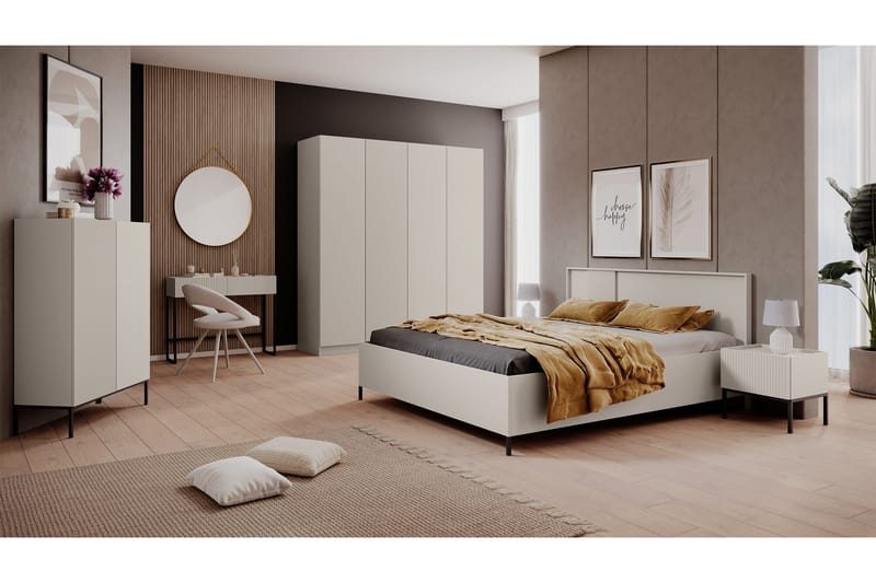 Amelus Møbelsett til Soverom - Cashmere - Møbler - Møbelsett - Møbelsett til soverom