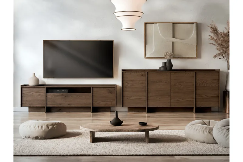 Bellia Møbelsett Til Stue, Brun