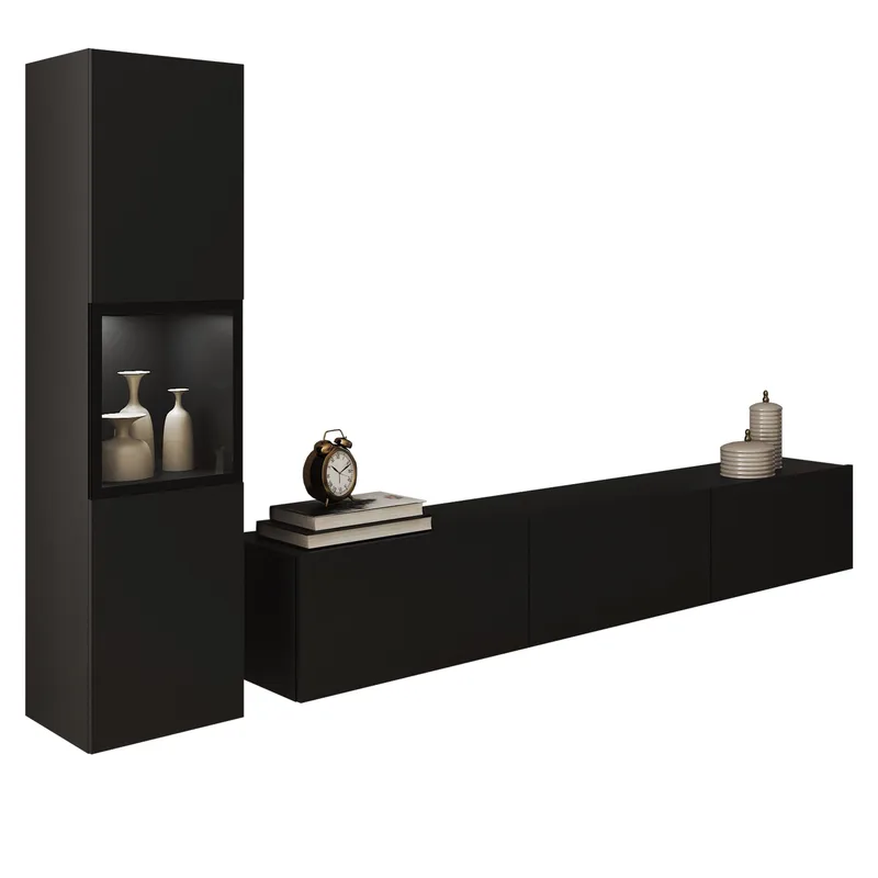 Bergfelde TV-enhet 2 deler med Belysning, undefined