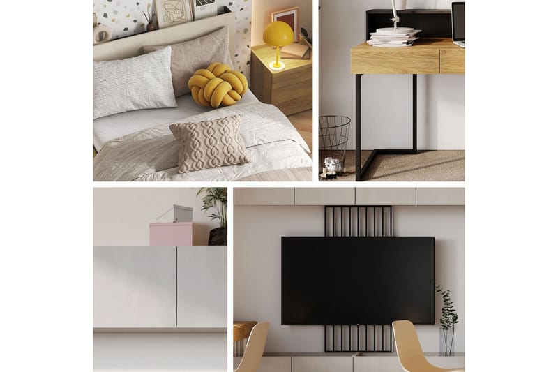 Beste Stuemøbelsett - Brun/Beige - Møbler - Møbelsett - Møbelsett til stue