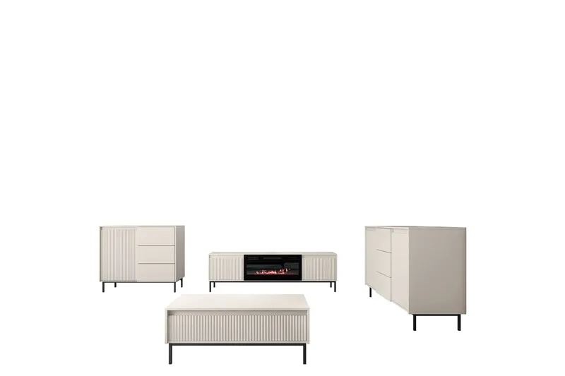 Bjurholm Møbelsett Til Stue, Beige