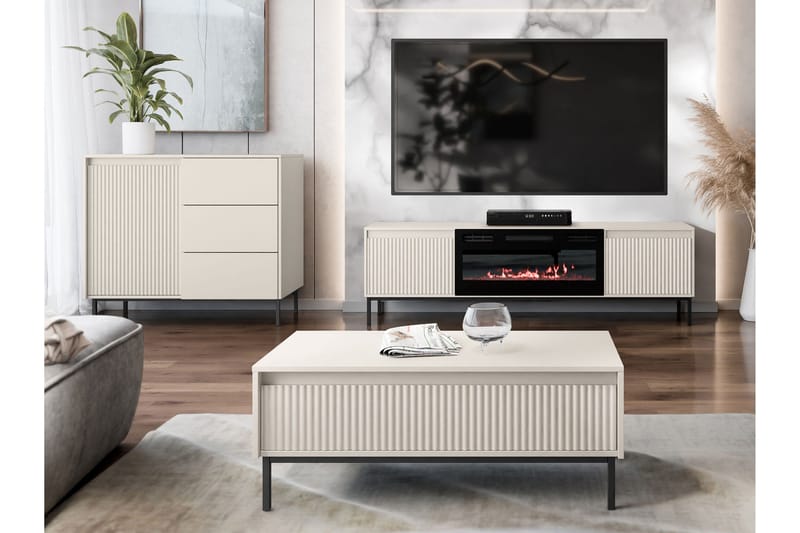 Bjurholm Møbelsett Til Stue - Beige - Møbler - Møbelsett - Møbelsett til stue