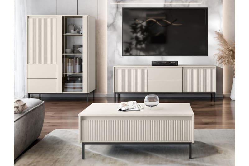 Bjurholm Møbelsett Til Stue - Beige - Møbler - Møbelsett - Møbelsett til stue