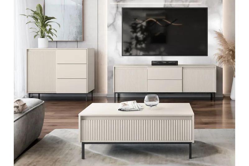 Bjurholm Møbelsett til Stue - Beige - Møbler - Møbelsett - Møbelsett til stue