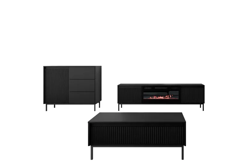 Bjurholm Møbelsett Til Stue - Beige - Møbler - Møbelsett - Møbelsett til stue